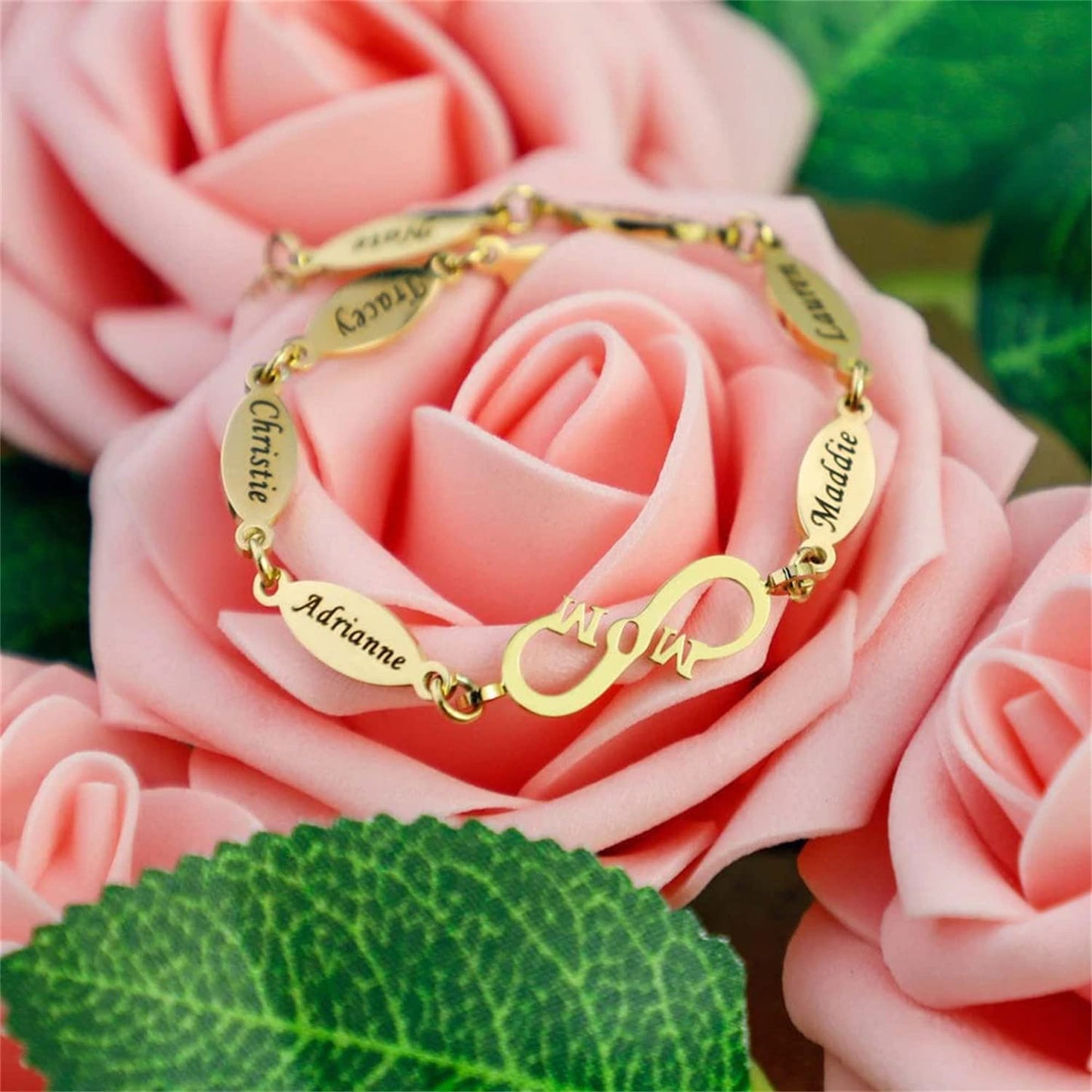 MomLink - Mom's Day Engravable Family Bracelet