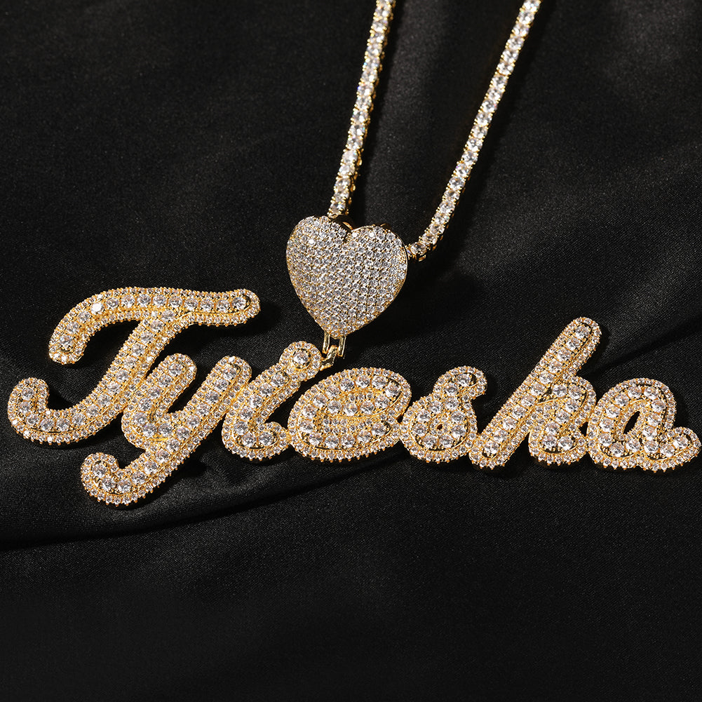 JewelChain - Personalized Diamond Heart Necklace